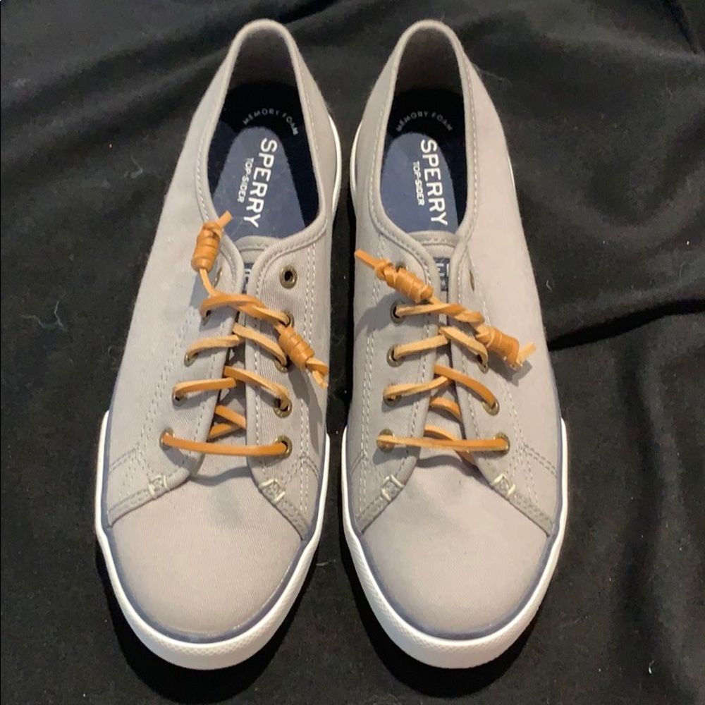 Grey Sperry Top-Siders